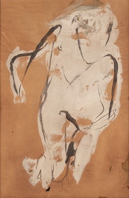 Lot 197 - Lanyon (Peter, 1918-1964). Nude, study for Europa, circa 1954