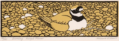 Lot 301 - Gillmor (Robert, 1936-2022). Tufted Drake, linocut