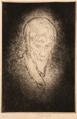 Lot 263 - Carter (Frederick, 1883-1967). D. H. Lawrence, etching, 1932