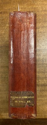 Lot 323 - Gilchrist (John). [A Dictionary, English and Hindoostanee, in which the words are marked... , 1787-90]