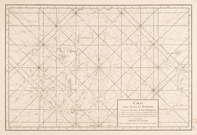 Lot 173 - Sea Charts. d'Apres de Mannevillette (Jean Baptiste). Carte des Isles et Dangers..., 1781