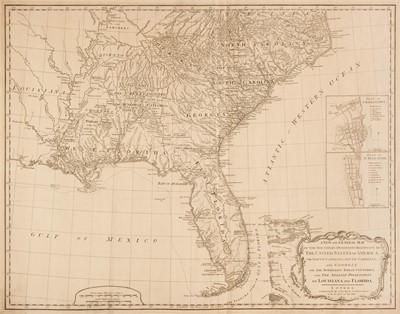 Lot 161 - North America. Laurie (R. H.), Map of the Southern Dominions belonging to the United States, 1823