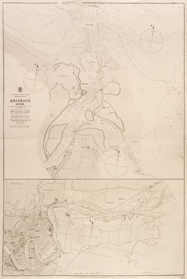 Lot 104 - Australia. The Admiralty (publisher), Brisbane River, 1875 [but 1899]