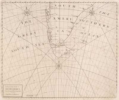 Lot 175 - Sea Charts. Senex (John). The Chart of the Coast of South America..., London: 1728