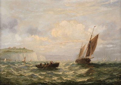 Lot 93 - Knell (William Adolphus, 1801-1875). Ships by the Kent Coast