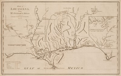 Lot 158 - North America. Bowen (Thomas), Map of Louisiana from D'Anville's Atlas, 1788