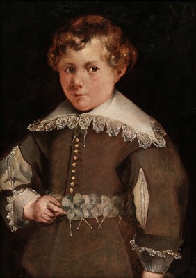 Lot 14 - Manner of Frans Hals (1580-1666). Portrait of a Boy, late 17th century