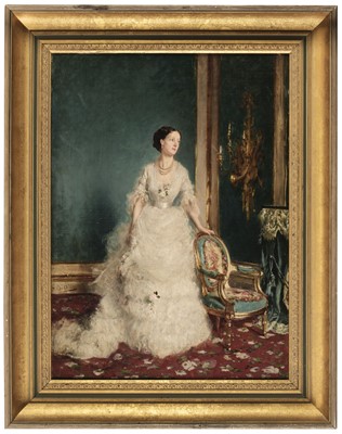 Lot 117 - Boldini, Giovanni (1842-1931). Portrait of Lady Charlotte Russell, circa 1870