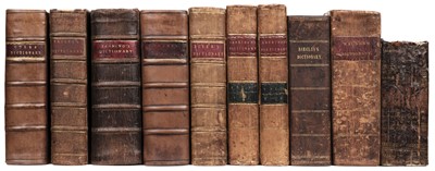 Lot 304 - Coles (Elisha). A Dictionary, English-Latin, and Latin-English..., 10th edition, London, 1722