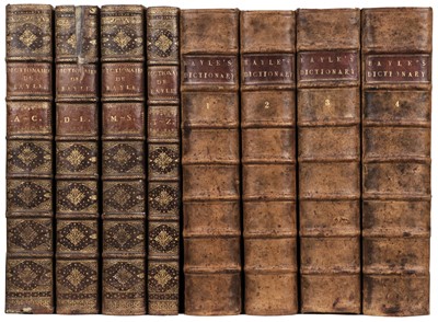 Lot 302 - Bayle (Pierre). An Historical and Critical Dictionary, 4 volumes, 1st ed., 1710