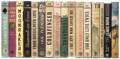 Lot 580 - Fleming (Ian). A set of all 14 James Bond titles, 1956-66