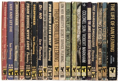 Lot 579 - Fleming (Ian). A set of all 14 James Bond paperbacks, mixed editions, 1955-68