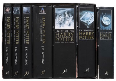 Lot 713 - Rowling (J. K.). A boxed set of 1st 'Adult' Harry Potters, 6 volumes, 2003-05