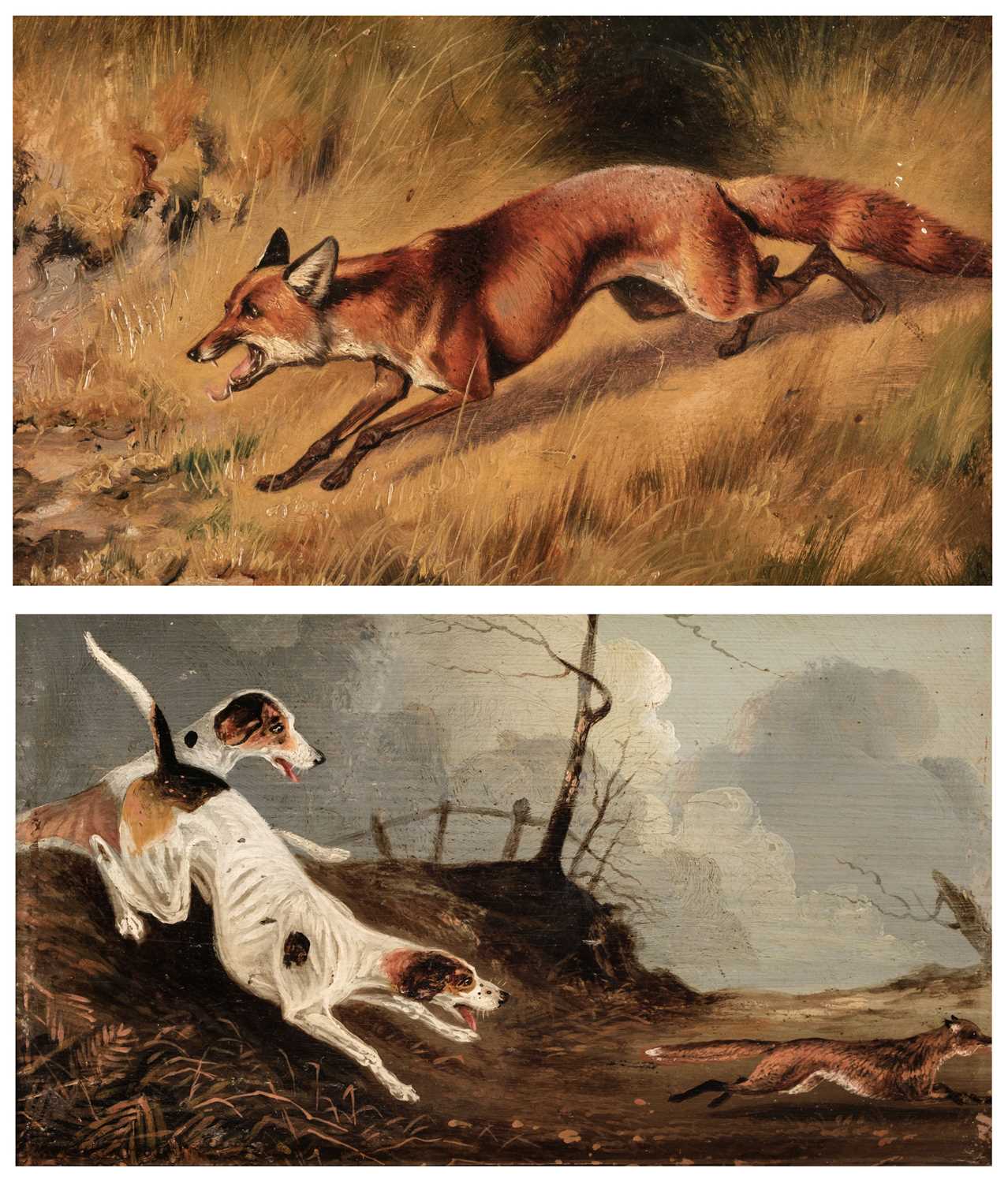 Lot 140 - Wheeler (Alfred, 1852-1932). Fox on the Run, & another similar