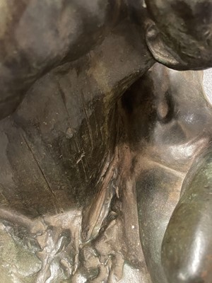 Lot 99 - Nicolini (Giovanni, 1872-1956) Ebbro (Drunk), bronze sculpture