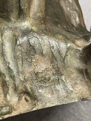 Lot 99 - Nicolini (Giovanni, 1872-1956) Ebbro (Drunk), bronze sculpture
