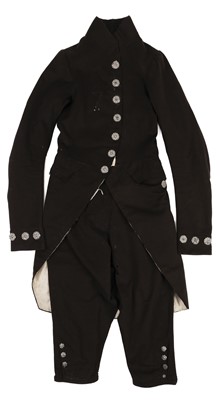 Lot 314 - Clothing. A Quaker gentleman's wool suit, circa 1780