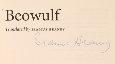 Lot 593 - Heaney (Seamus). Beowulf, 1st edition, Faber & Faber, 1999