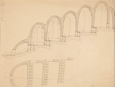 Lot 438 - Leach (Bernard Howell, 1889-1979). Japanese Climbing Kiln