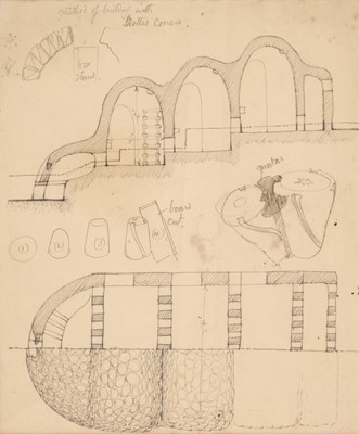 Lot 437 - Leach (Bernard Howell, 1889-1979). Kiln technical drawing