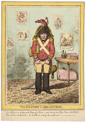 Lot 130 - Gillray (James). The Military Caricaturist, London: H. Humphreys, December 6th, 1799