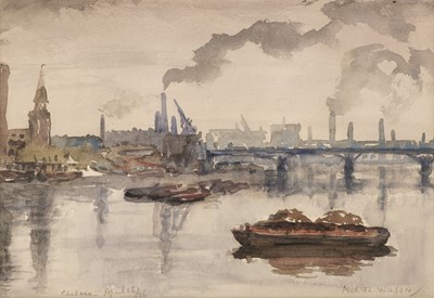 Lot 193 - Wilson (Muriel, 1892-1977). Chelsea, 26 April 1946, watercolour