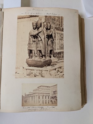 Lot 5 - Baker (Casper Joseph, 1852-1918). An album of photographs compiled by naval cadet Casper Baker, c. 1865-73