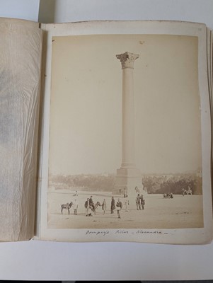 Lot 5 - Baker (Casper Joseph, 1852-1918). An album of photographs compiled by naval cadet Casper Baker, c. 1865-73