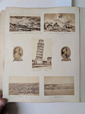 Lot 5 - Baker (Casper Joseph, 1852-1918). An album of photographs compiled by naval cadet Casper Baker, c. 1865-73