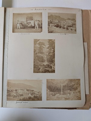 Lot 5 - Baker (Casper Joseph, 1852-1918). An album of photographs compiled by naval cadet Casper Baker, c. 1865-73