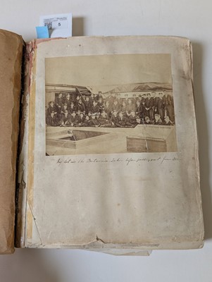 Lot 5 - Baker (Casper Joseph, 1852-1918). An album of photographs compiled by naval cadet Casper Baker, c. 1865-73