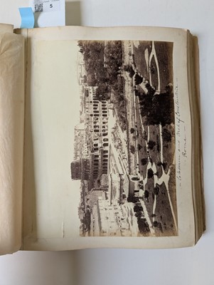 Lot 5 - Baker (Casper Joseph, 1852-1918). An album of photographs compiled by naval cadet Casper Baker, c. 1865-73