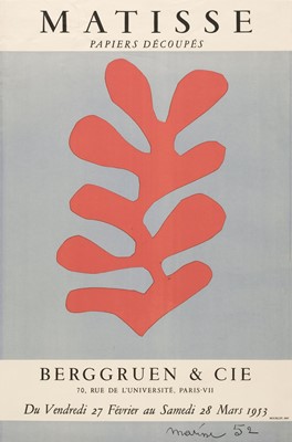 Lot 279 - Matisse (Henri, 1869-1954). Matisse: Papiers Découpés, Paris, 1952