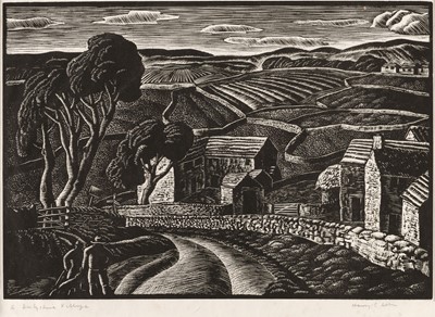 Lot 272 - Allen (Harry Epworth, 1894-1958). A Derbyshire Village (Wardlow Mires)..., and one other