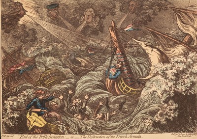 Lot 110 - Gillray (James). End of the Irish Invasion, January 20th, 1797