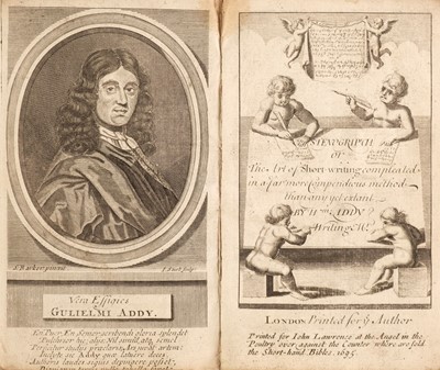 Lot 298 - Addy (William). Stenographia or The Art of Short-writing, 1695