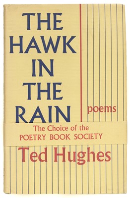 Lot 623 - Hughes (Ted). The Hawk in the Rain, 1st edition, inscribed copy, 1957