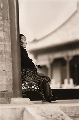 Lot 21 - China. An old woman in the Forbidden City, Peking, by Eleonore Herzberg, 1998