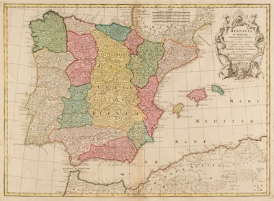 Lot 211 - Spain & Portugal. A collection of approximately 125 maps, mostly 18th & 19th-century