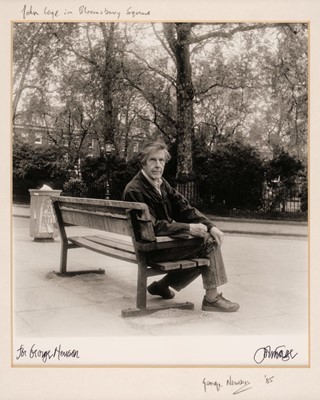 Lot 192 - Newson (George, 1932-2024). Signed Portrait of the composer John Cage, London, 1985