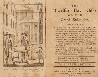 Lot 354 - Newbery (F. & T. Carnan, publishers). The Twelfth-Day-Gift, 1777