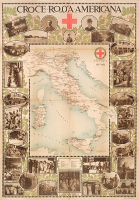 Lot 179 - Italy. Marzi (A.), Croce Rossa Americana, published Rome, circa 1919