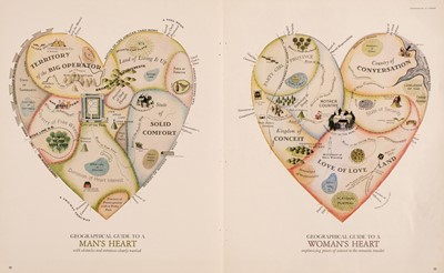 Lot 186 - Lowrey (Jo.). Geographical Guide to a Man's Heart and ..., a Woman's Heart, 1960