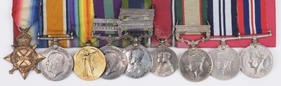 Lot 184 - Indian Army. An impressive group WWI and later group to Brigadier Hugh Charles Stephens Minchin