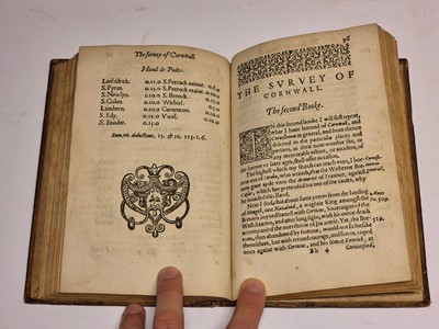 Lot 266 - Carew (Richard). The Survey of Cornwall, 1st edition, 1602