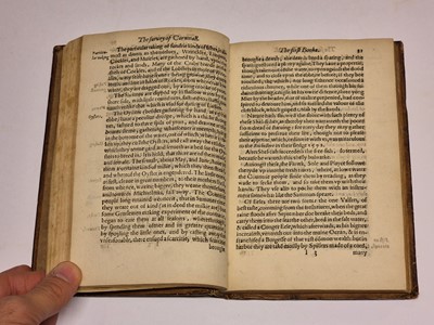 Lot 266 - Carew (Richard). The Survey of Cornwall, 1st edition, 1602