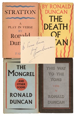 Lot 401 - Duncan (Roland). This Way To The Tomb, 1st edition, London: Faber and Faber, 1946