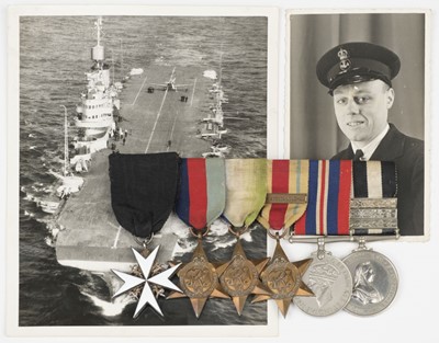 Lot 198 - Six: Sick Berth Attendant S.J.J. Beasley, Royal Navy