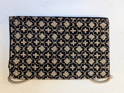 Lot 413 - Bag. A metalwork Regency reticule, circa 1810, & others
