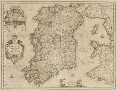 Lot 174 - Ireland. Jansson (Jan), Hibernia Regnum vulgo Ireland, Amsterdam: circa 1640